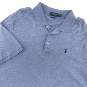 Polo Ralph Lauren Mens XL Blue‎ Polo Shirt Classic Fit Short Sleeve Casual